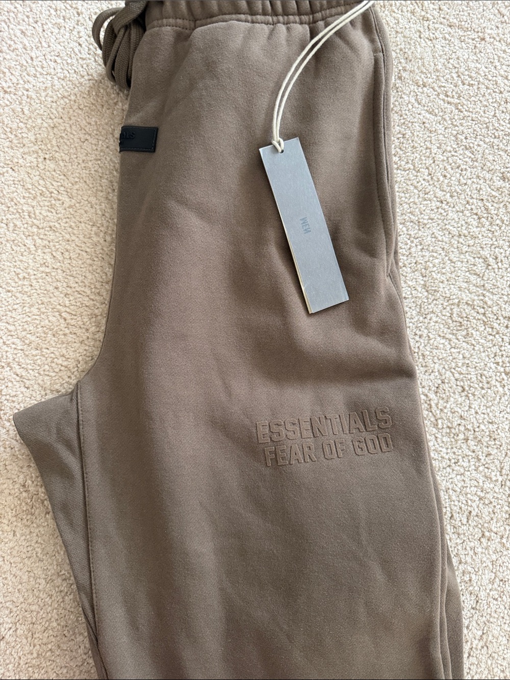 Essentials Fear of God Men's Taupe Sweatpants